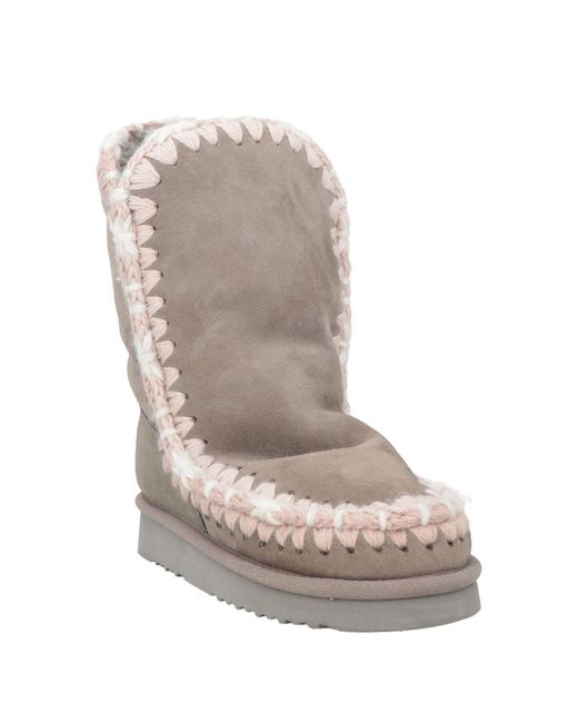 Mou Gray Ankle Boots