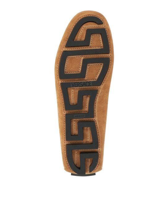 Versace Brown Loafers Leather for men