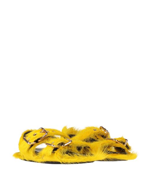 Sandalias Marni de color Yellow