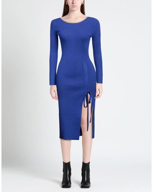 No Secrets Blue Midi Dress