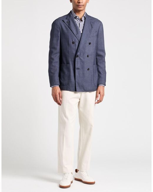 Boglioli Blue Blazers for men