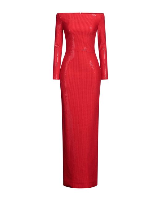 Solace London Red Maxi Dress