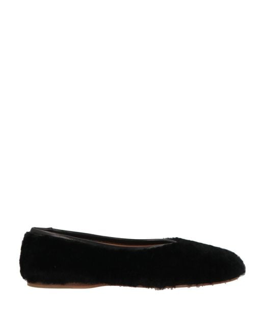 Forte_forte Black Ballet Flats Leather