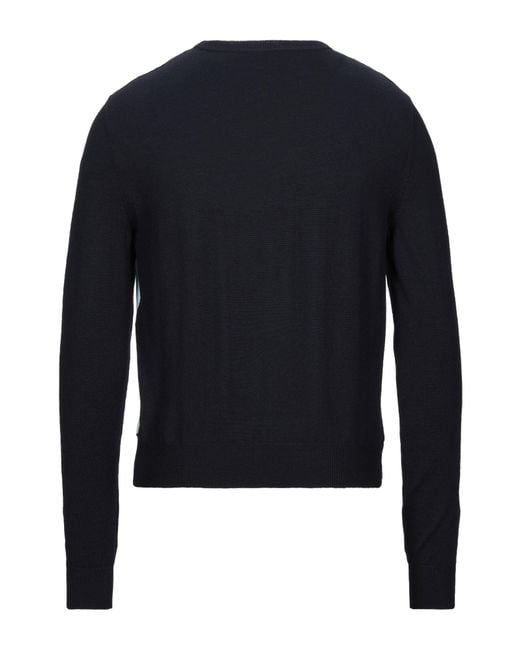 Lanvin Blue Sweater Virgin Wool, Silk for men