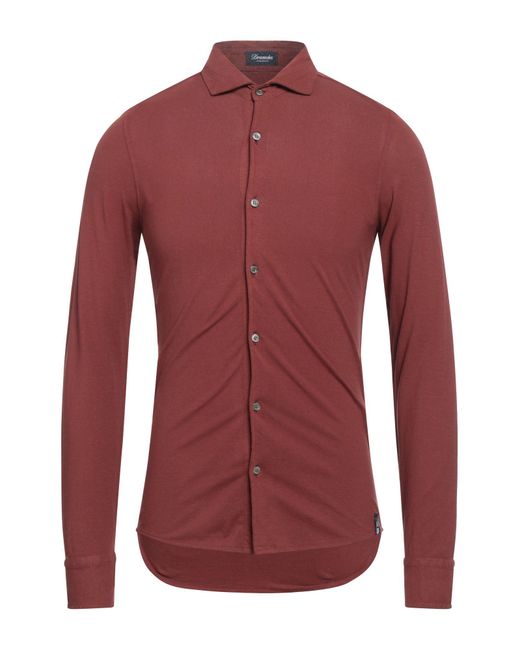 Camicia di Drumohr in Red da Uomo