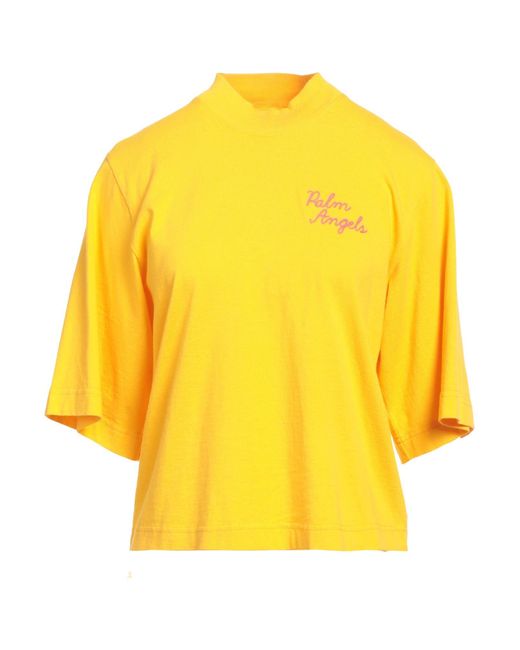 Palm Angels Yellow T-shirt