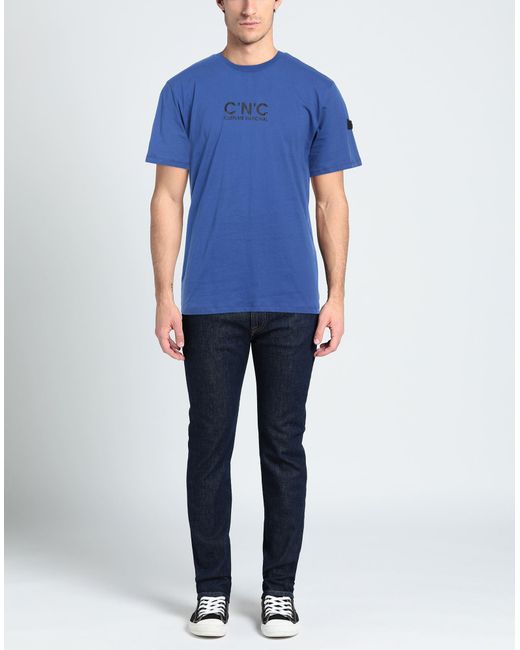 CoSTUME NATIONAL Blue T-shirt for men
