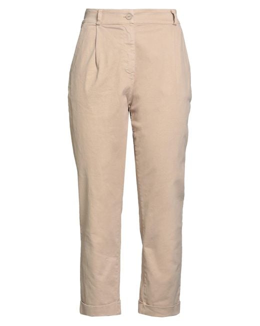Please Natural Pants Cotton, Elastane