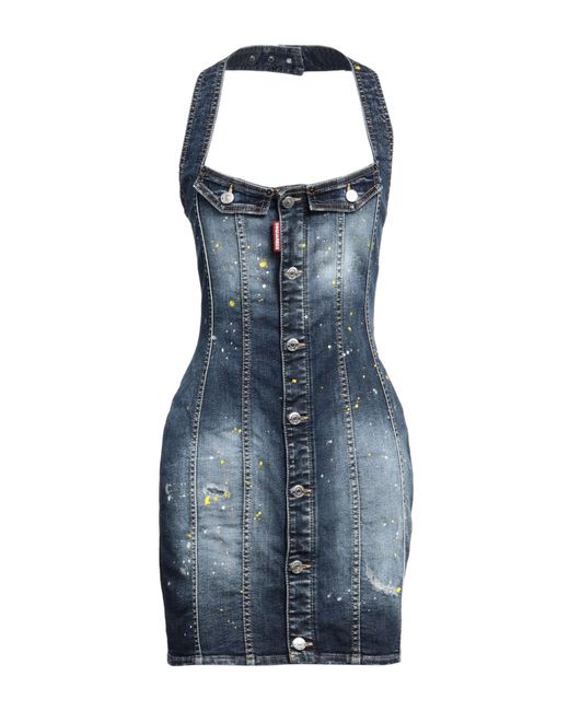 DSquared² Blue Mini-Kleid