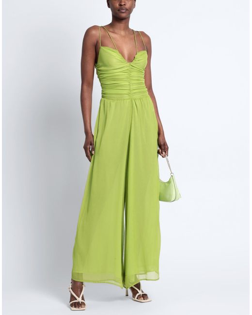 WEILI ZHENG Green Jumpsuit