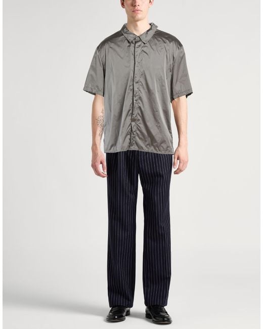 Amomento Gray Shirt Nylon for men