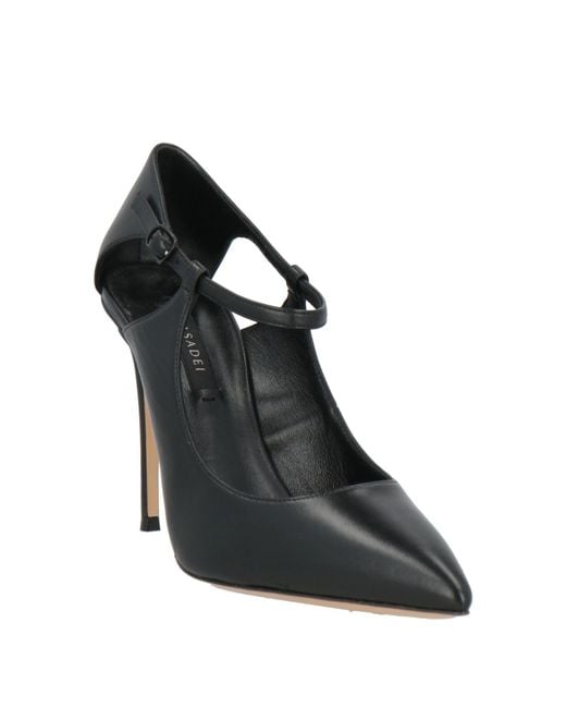 Casadei Black Pumps Leather