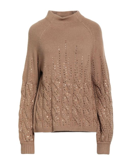 Marina Rinaldi Brown Turtlenecks