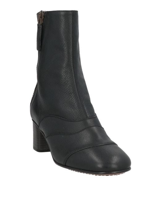 Chloé Black Ankle Boots Leather