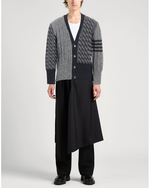 Thom Browne Strickjacke in Gray für Herren