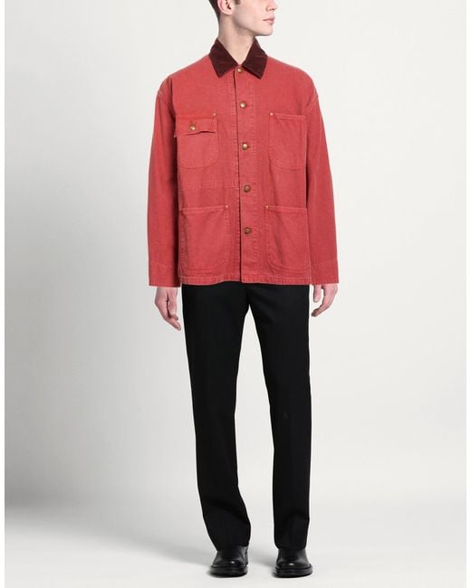 Orslow Red Jacket Cotton for men