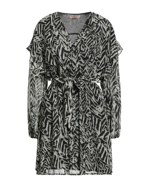 Twinset Gray Mini Dress