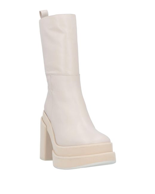 Paloma Barceló White Ankle Boots