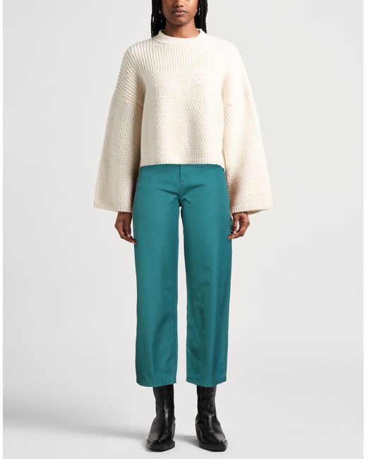 Gcds Blue Pants Cotton