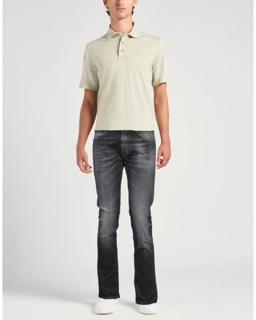 Dondup Gray Jeans Cotton, Elastane for men