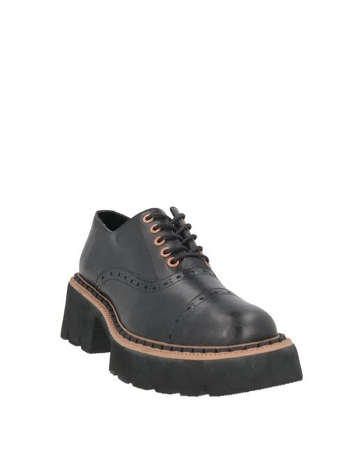 Cerruti 1881 Gray Lace-Up Shoes Cow Leather