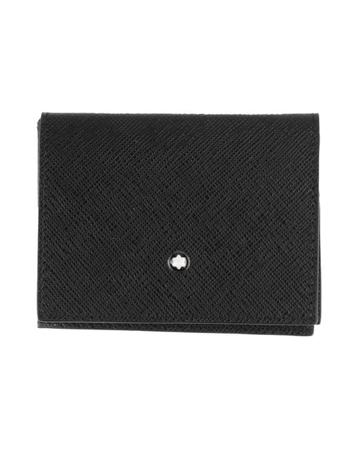Montblanc Black Cardholder Leather