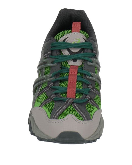 Asics Green Sneakers Textile Fibers for men
