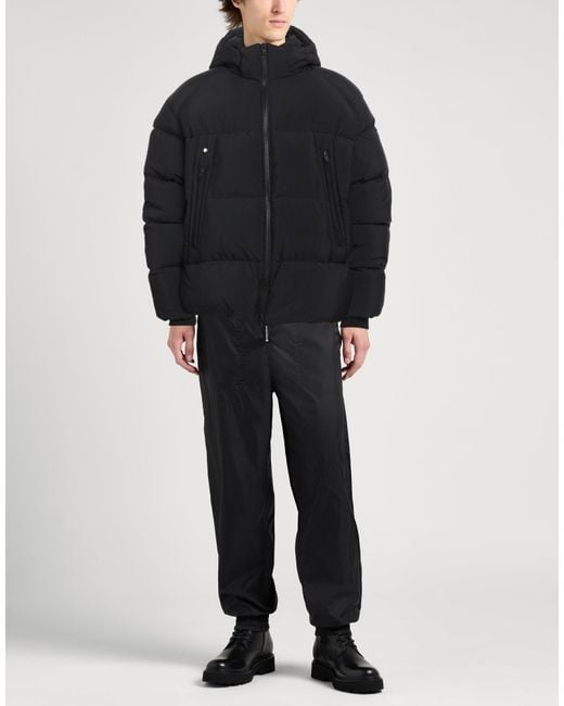 Y-3 Black Puffer Recycled Polyamide for men