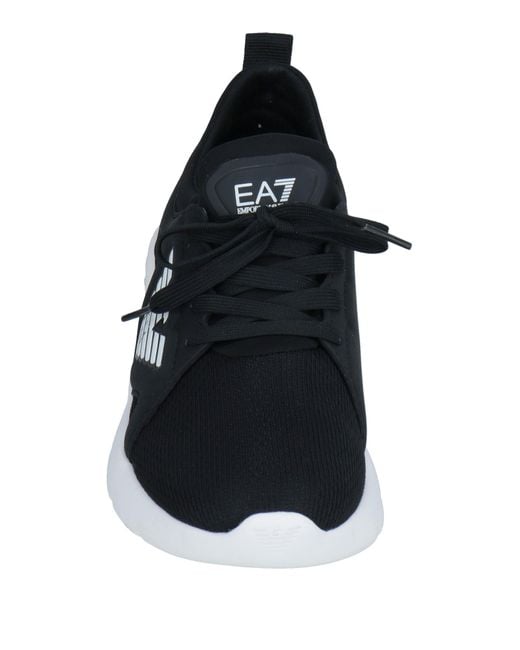 EA7 Black Trainers for men