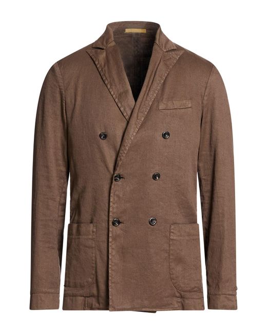 Cruna Brown Blazers for men