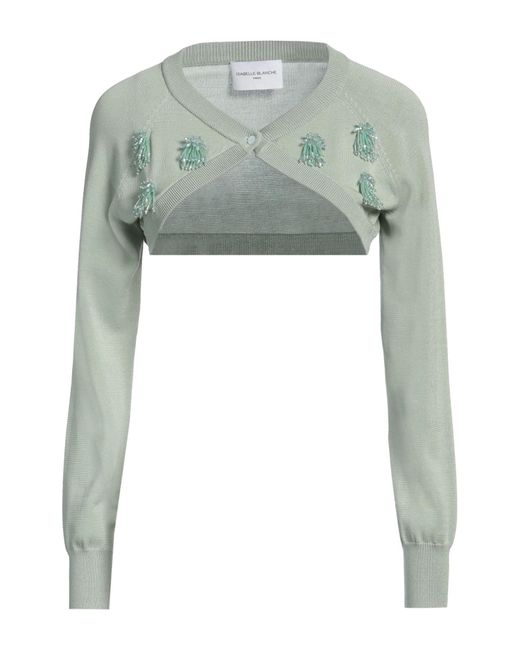 Isabelle Blanche Green Light Shrug Viscose, Polyester, Tencel