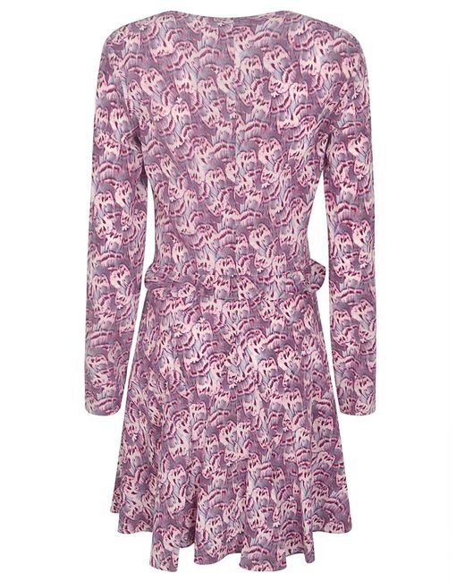 Isabel Marant Purple Mini-Kleid