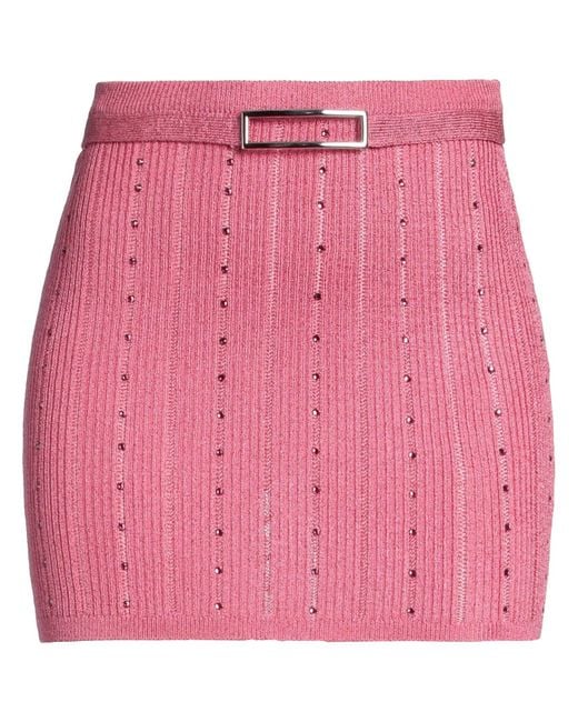 Alessandra Rich Pink Mini Skirt