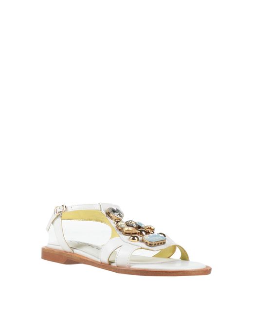 Apepazza White Sandals