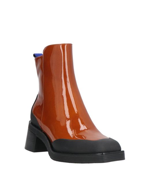 Tory Burch Brown Ankle Boots Leather