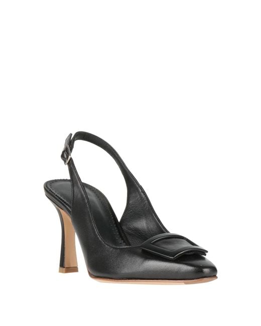 Calpierre Metallic Pumps Leather