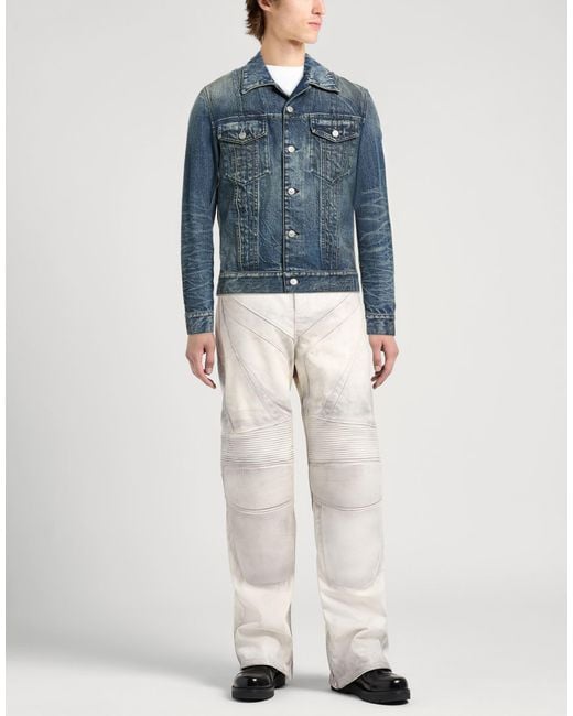 MM6 by Maison Margiela Blue Denim Outerwear for men
