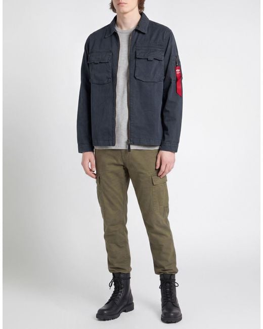 Alpha Industries Blue Shirt for men