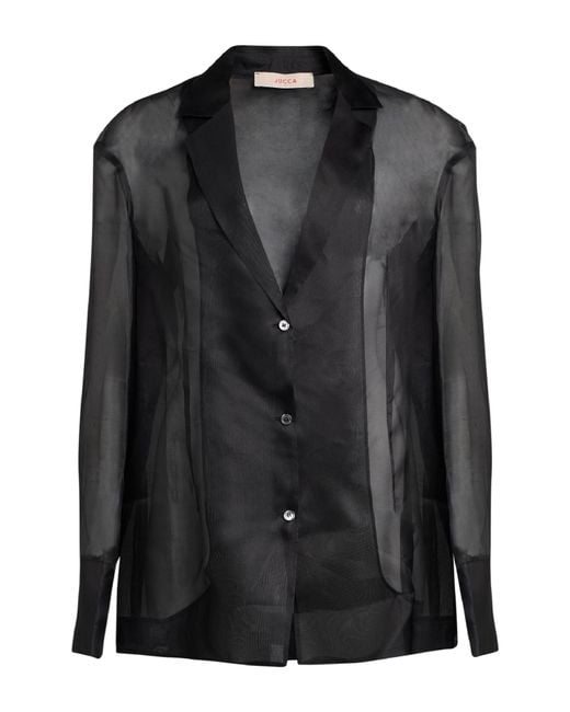 Jucca Black Shirt Silk