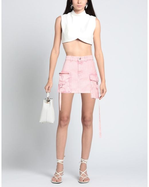 ViCOLO Pink Denim Skirt