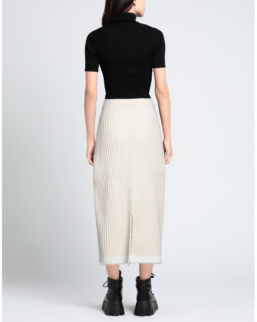 The Row White Midi Skirt