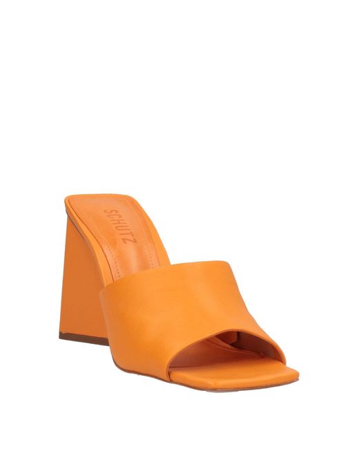 SCHUTZ SHOES Orange Sandals