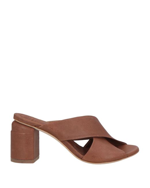 Officine Creative Brown Sandals Leather