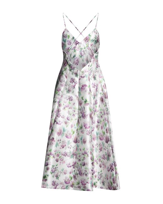 Philosophy Di Lorenzo Serafini Pink Maxi Dress Polyester