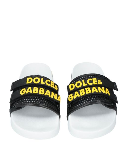 Dolce & Gabbana Black Sandale