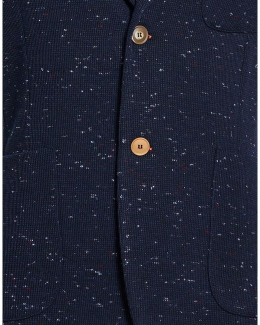 Bob Blue Blazer Polyester, Cotton, Viscose for men
