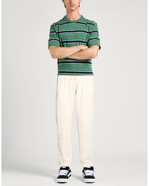 Imperial White Pants Cotton, Polyester, Elastane for men