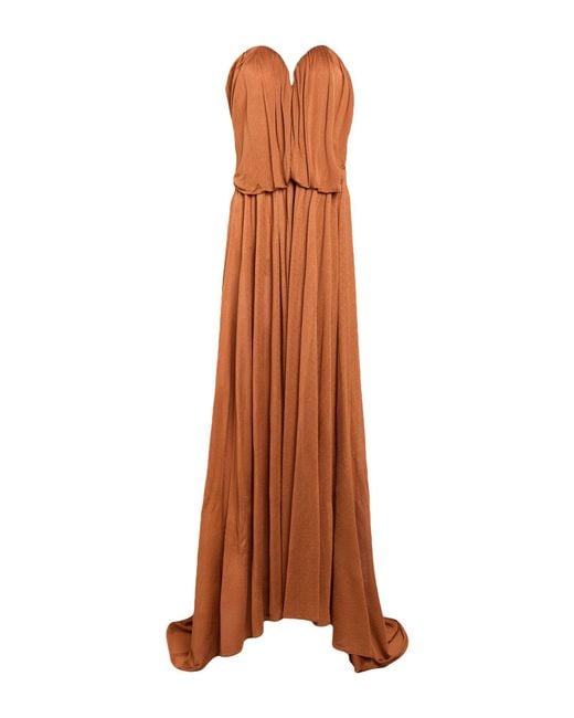 GIUSEPPE DI MORABITO Brown Maxi Dresses