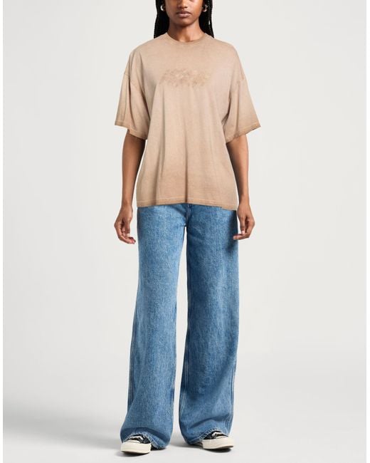 MSGM Natural T-Shirt Cotton