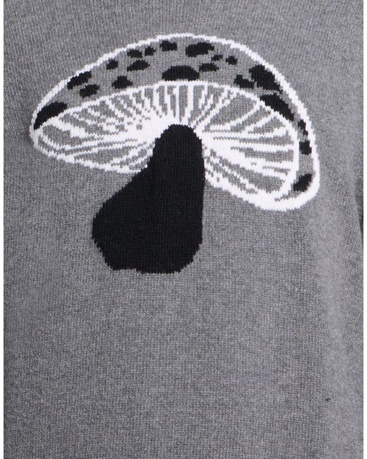 MSGM Gray Sweater Wool, Polyamide for men